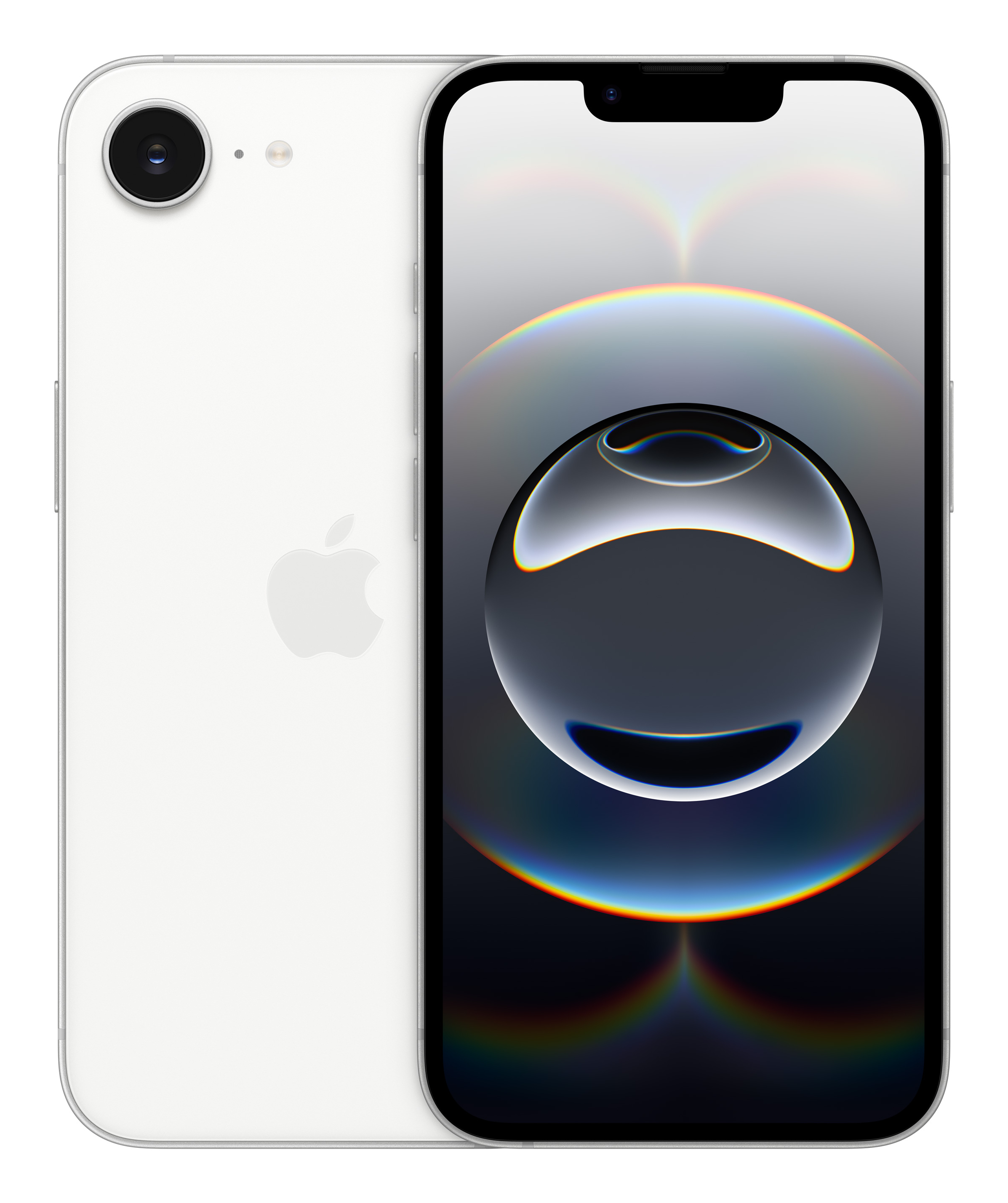 Apple iPhone 16e 15,5 cm (6.1") Dubbla SIM-kort iOS 18 5G USB Type-C 128 GB Vit