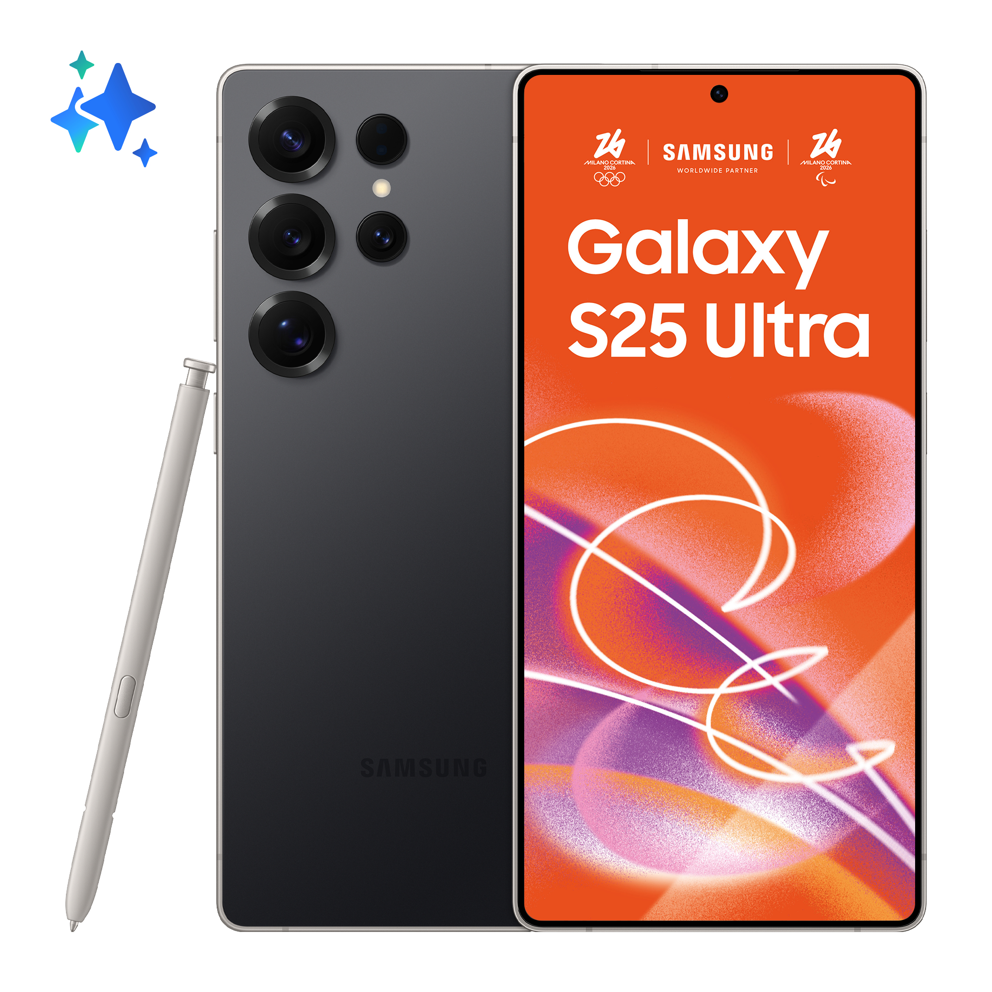 Samsung Galaxy S25 Ultra 17,5 cm (6.9") Dubbla SIM-kort Android 15 5G USB Type-C 12 GB 256 GB 5000 mAh Svart, Titan