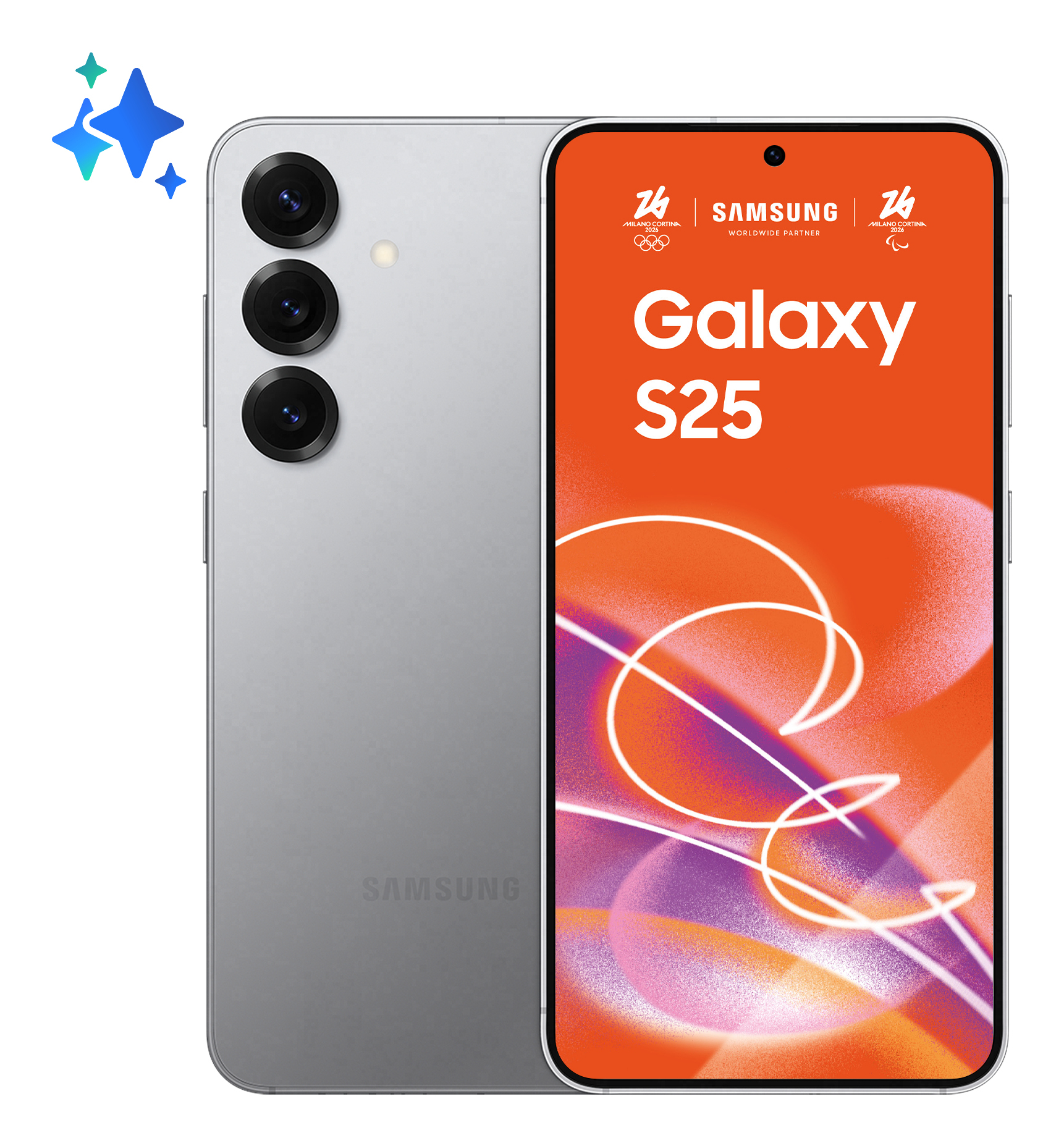 Samsung Galaxy S25 15,8 cm (6.2") Dubbla SIM-kort Android 15 5G USB Type-C 12 GB 128 GB 4000 mAh Silver