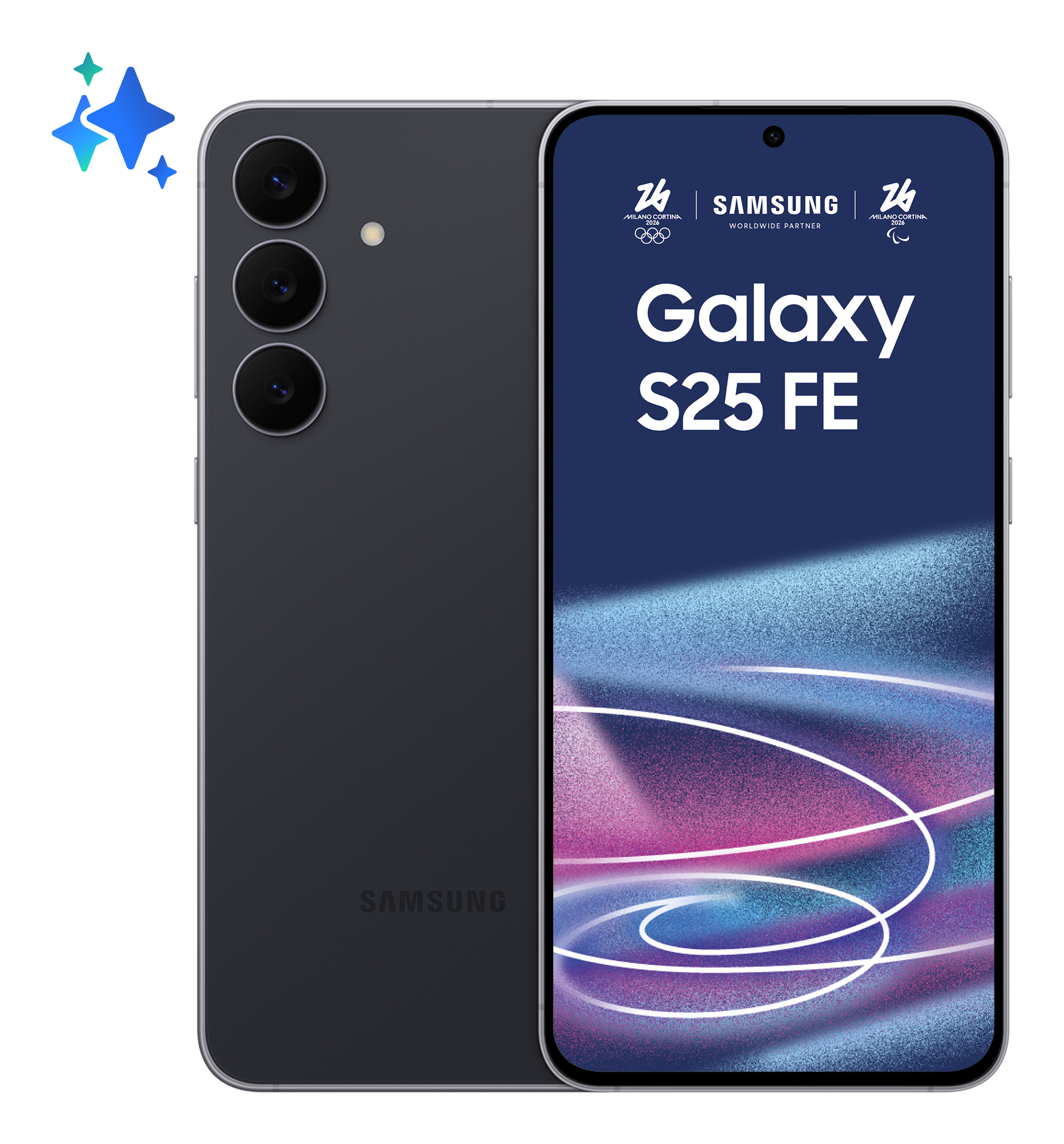 Samsung Galaxy S25 FE 5G 17 cm (6.7") Dubbla SIM-kort USB Type-C 8 GB 128 GB 4900 mAh Svart