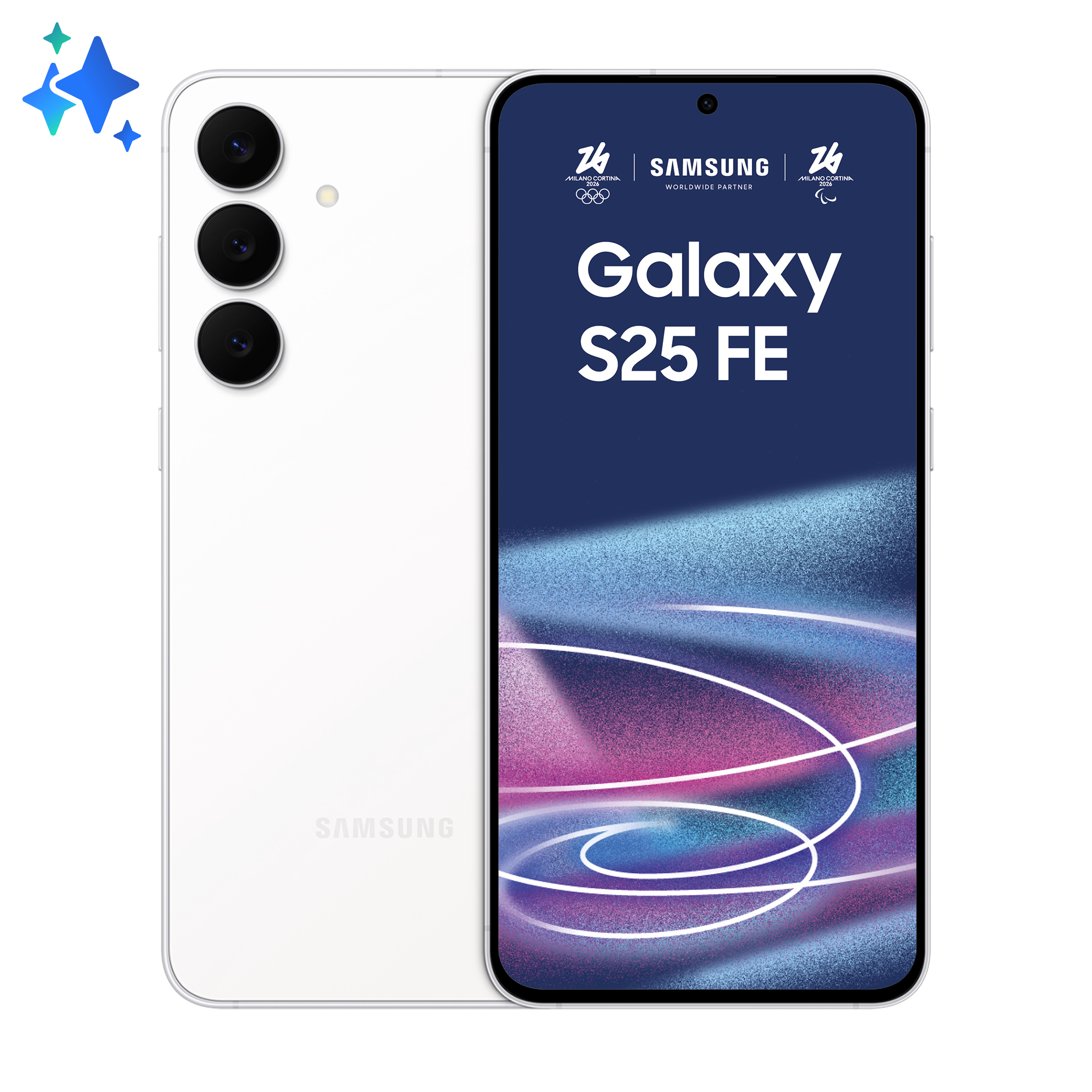 Samsung Galaxy S25 FE 6.7" Dual SIM Android 16.0 5G USB Type-C 8 GB 128 GB 4900 mAh Vit