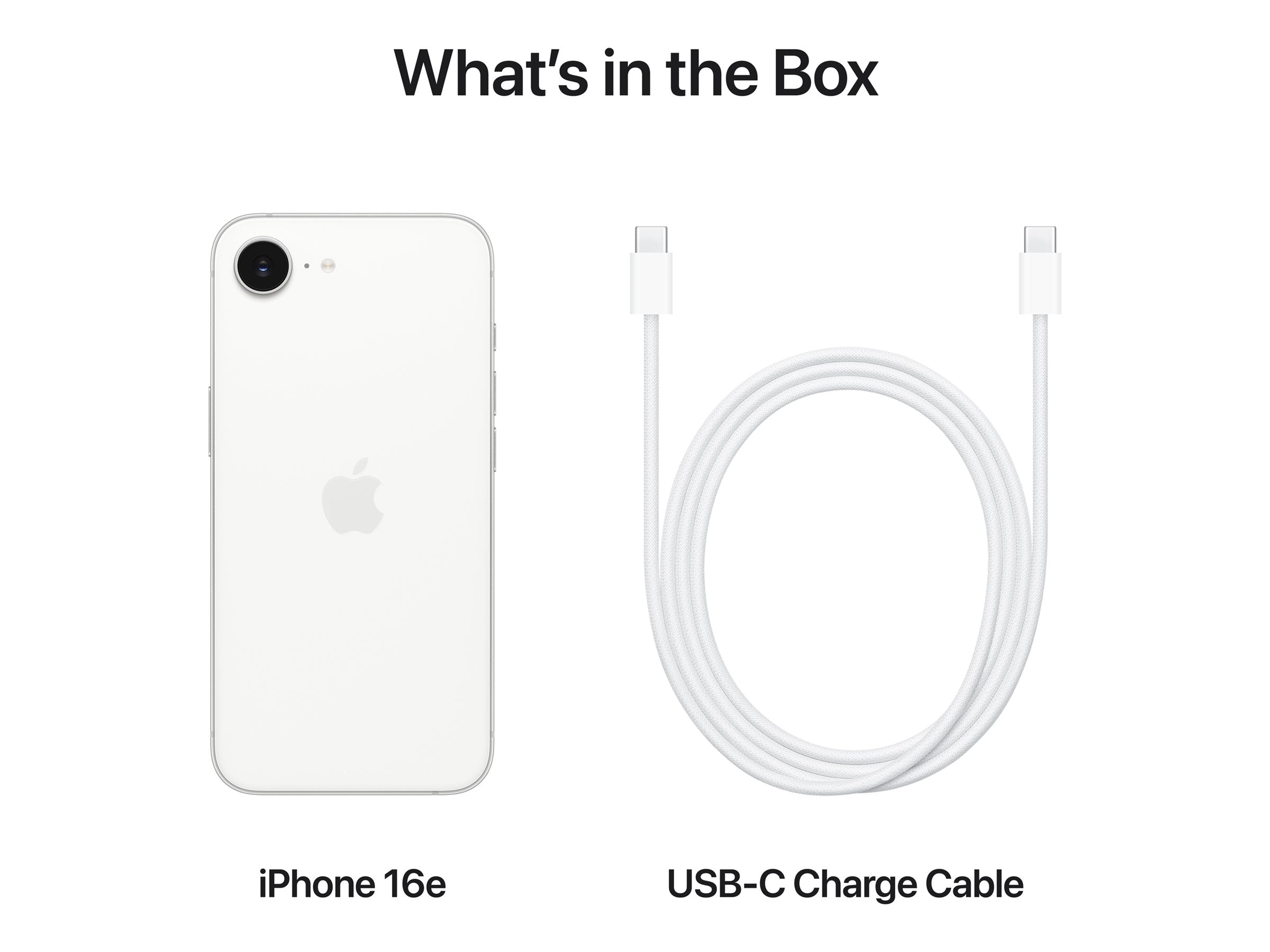 Apple iPhone 16e 15.5 cm (6.1") Dual SIM iOS 18 5G USB Type-C 128 GB Vit - Bild 5